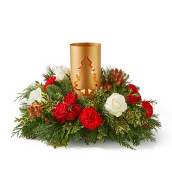 December Dreams Centerpiece from Clifford's where roses are our specialty